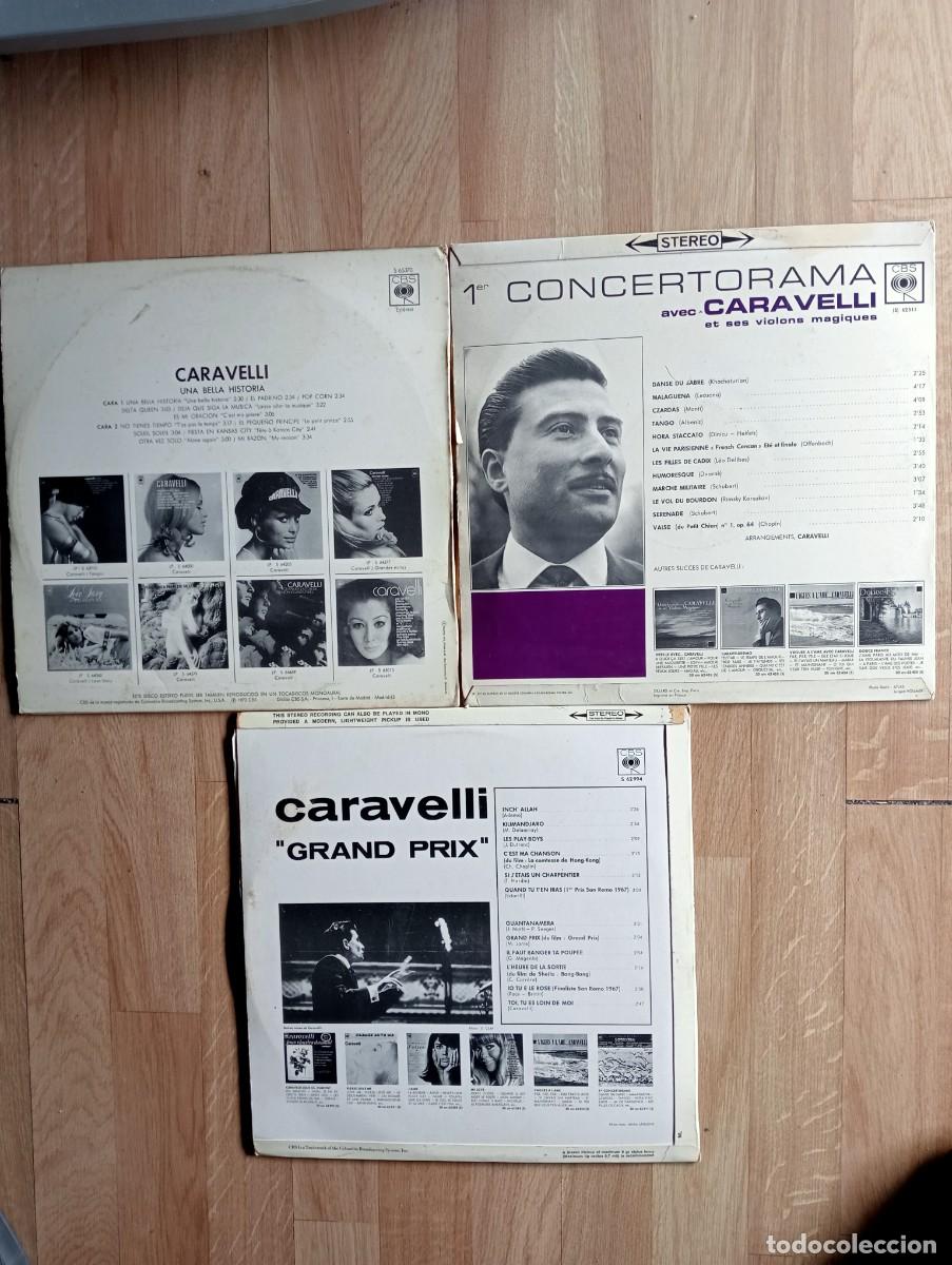 Discos de vinilo: lote de 3 lps de caravelli - Foto 2