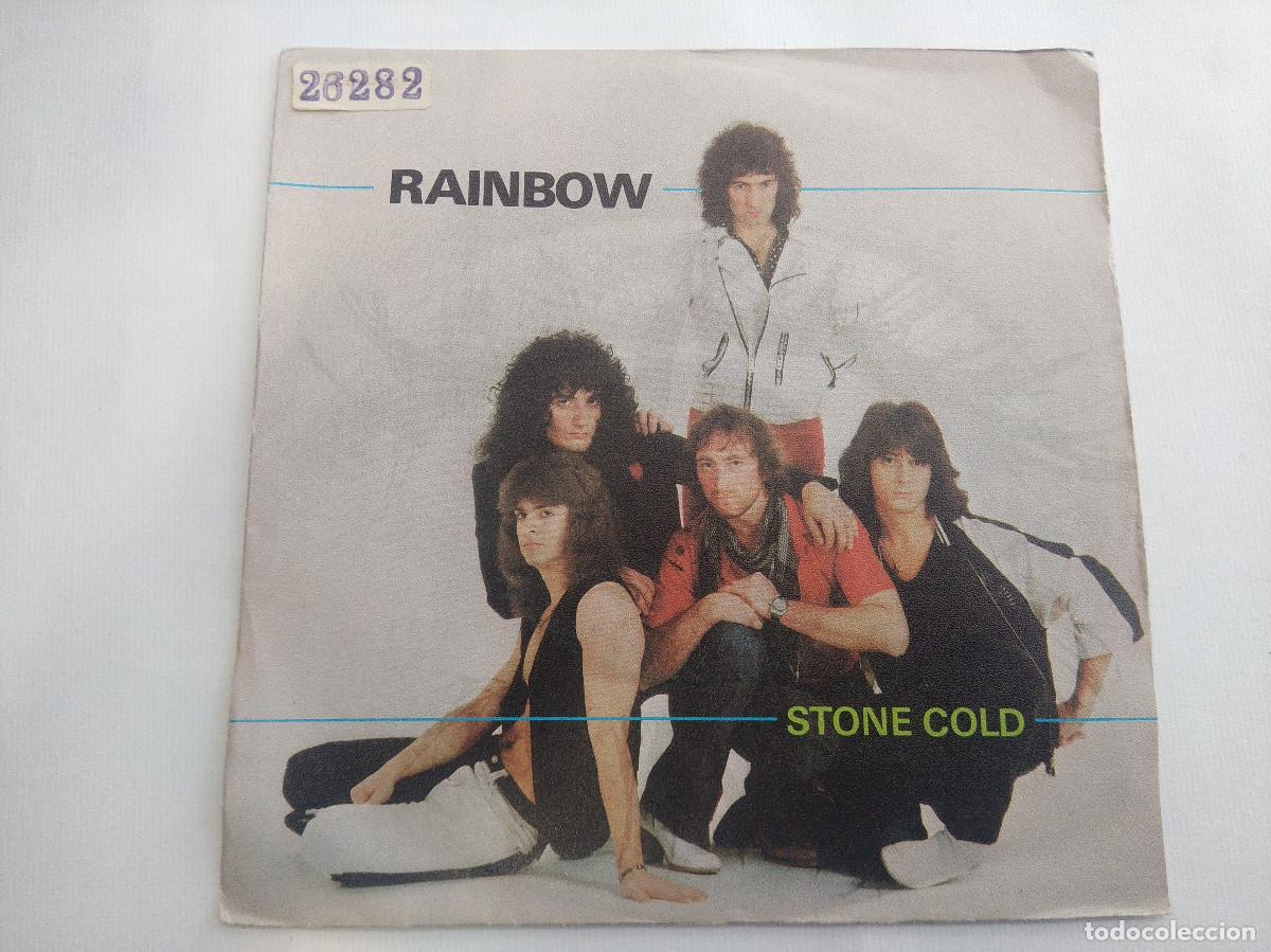 Discos de vinilo: RAINBOW/STONE COLD/SINGLE METAL. - Foto 1