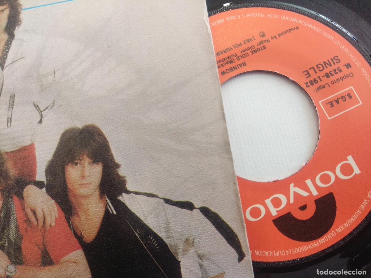 Discos de vinilo: RAINBOW/STONE COLD/SINGLE METAL. - Foto 2