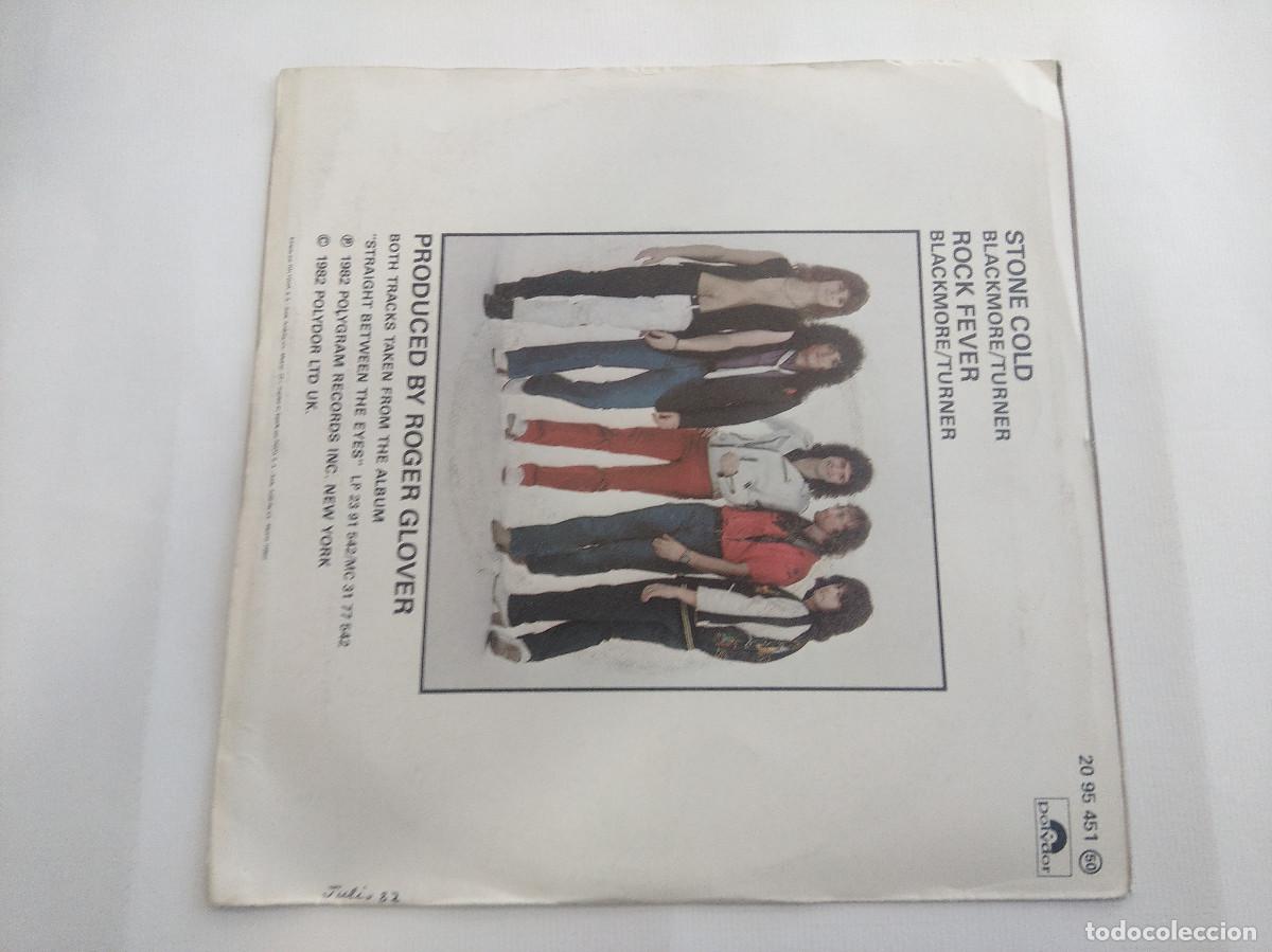 Discos de vinilo: RAINBOW/STONE COLD/SINGLE METAL. - Foto 3