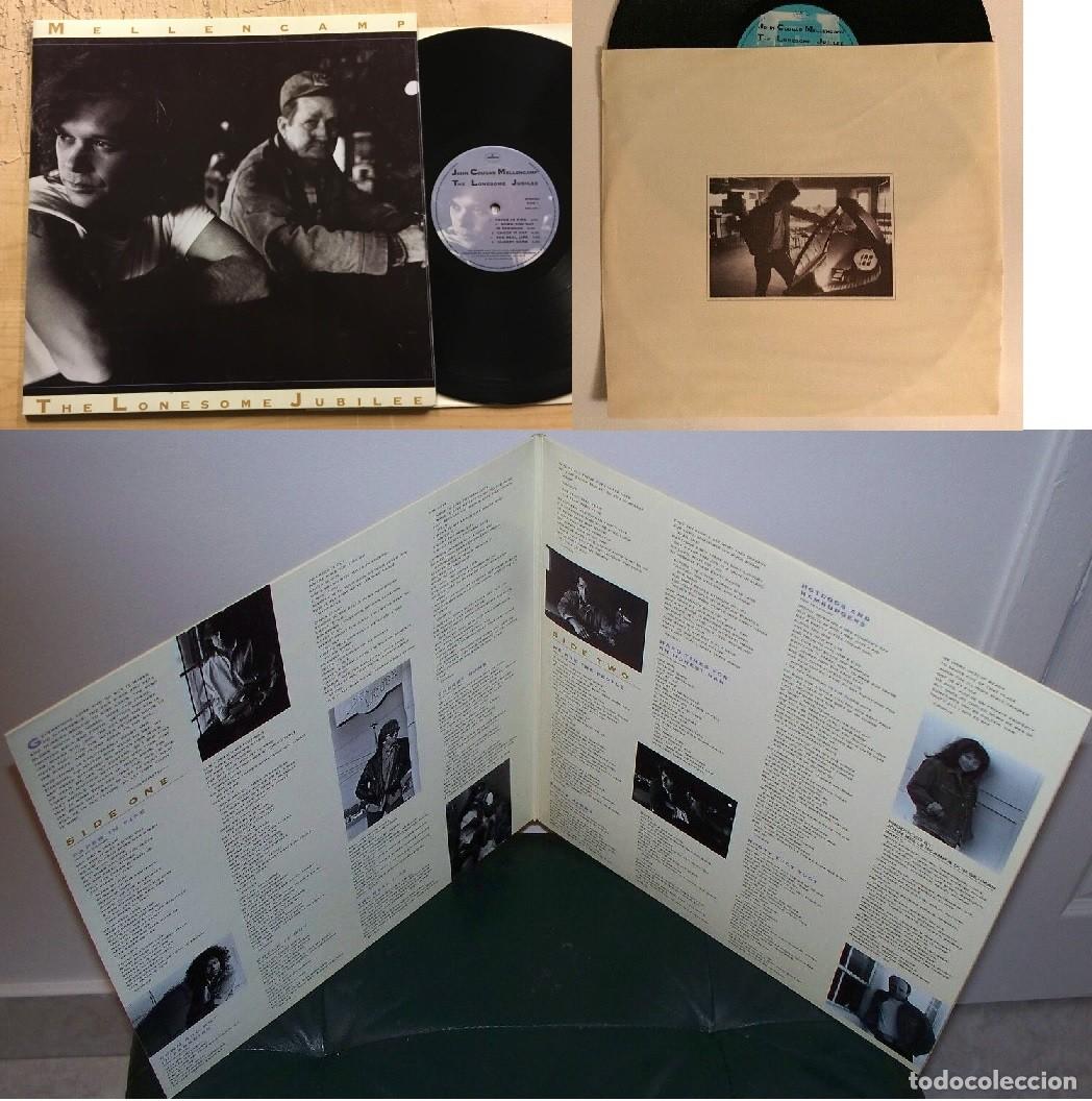Discos de vinilo: JOHN COUGAR MELLENCAMP / the lonesome jubilee 87 !! ORIG EDIT + encarte !! EXC