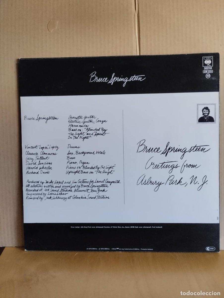 Discos de vinilo: BRUCE SPRINGSTEEN ---- GREETINGS FROM ASHBURY PARK - Foto 2