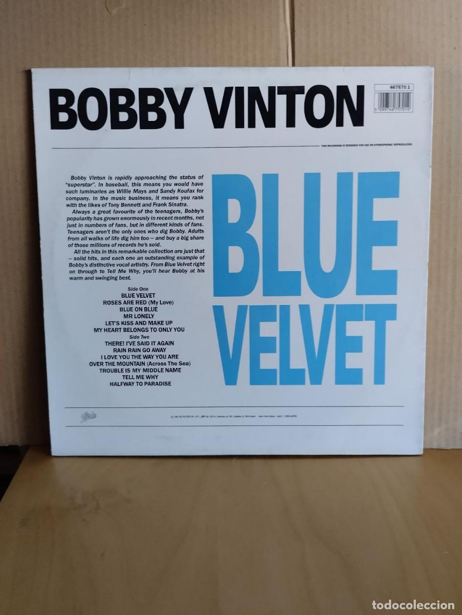 Discos de vinilo: BOBBY VINTON --- BLUE VELVET - Foto 2