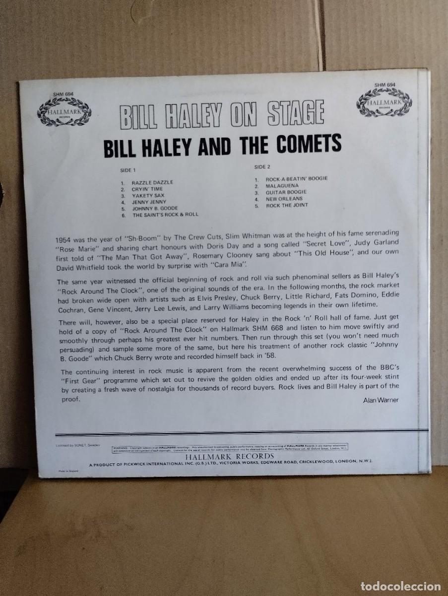 Discos de vinilo: BILL HALEY & THE COMETS ---- ON STAGE - Foto 2