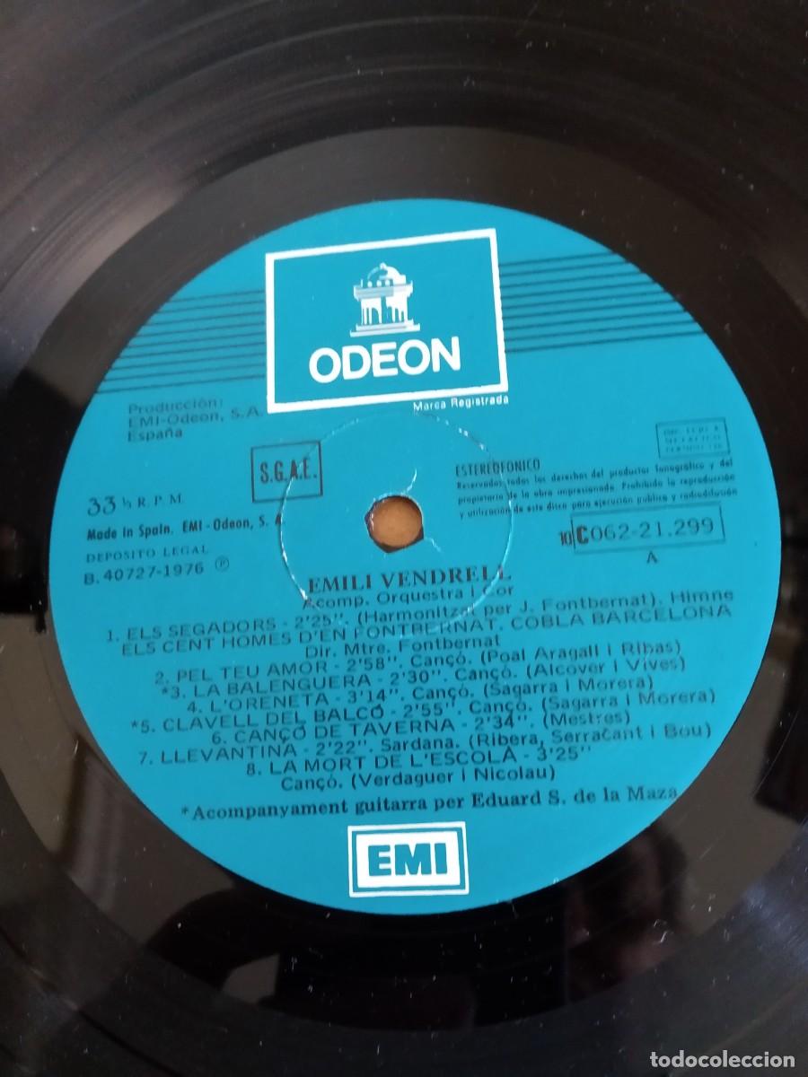Discos de vinilo: Els Segadors, Emili Vendrell, 1976 - Foto 3
