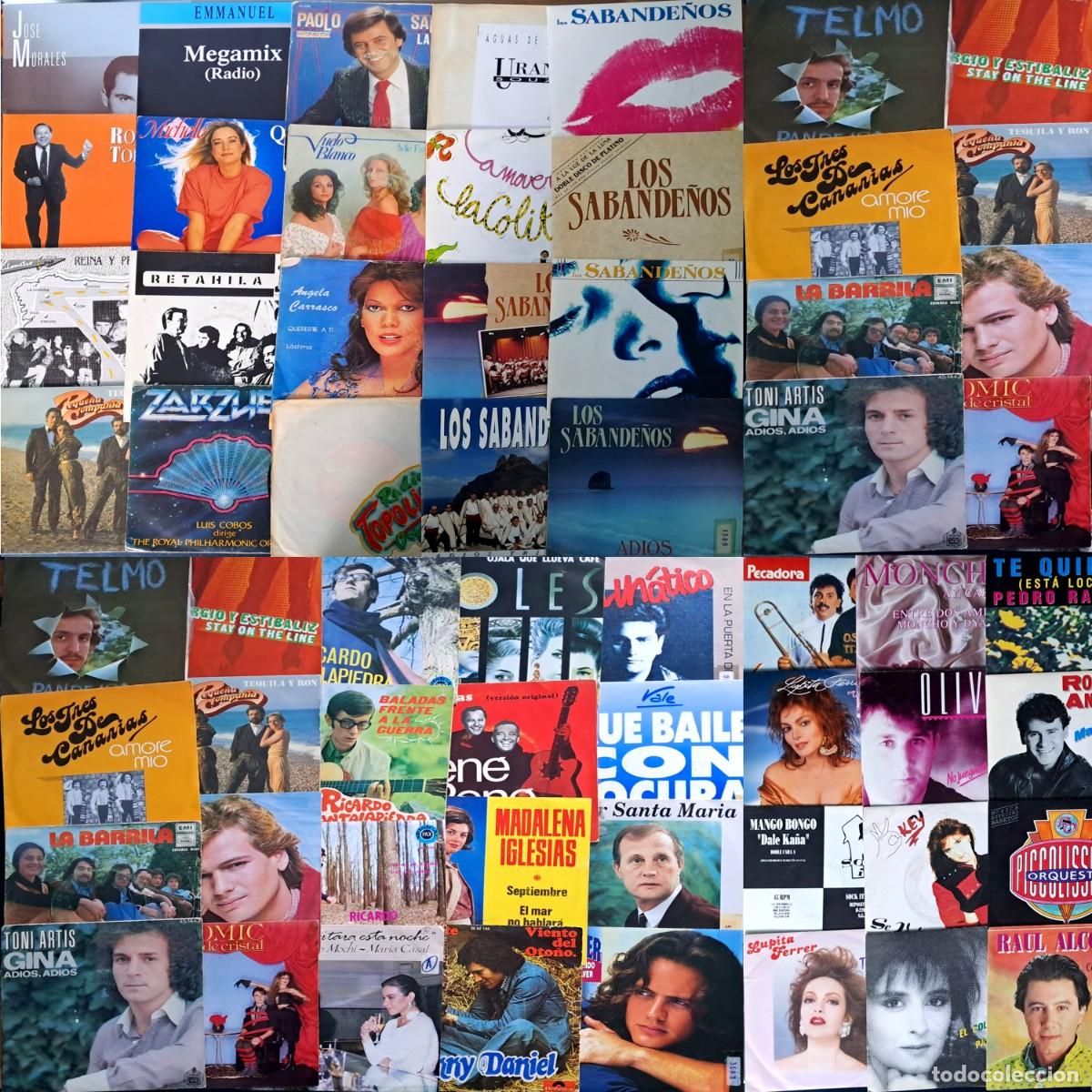 Vinyl records: Lote N&ordm; 9 - 60 Discos Single De Vinilo 7&rdquo; - Artistas En Espa&ntilde;ol. Todos Revisados En Muy Buen Estado
