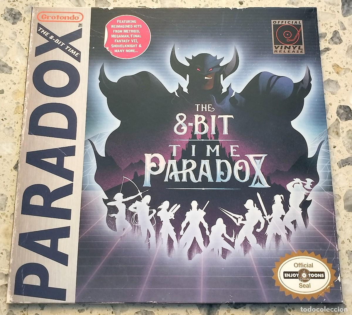 Vinyl-Schallplatten: The 8&middot;bit time Paradox - Metroid, Ocarina of time, etc. - Vinilo gris 180 g. - Enjoy Toons