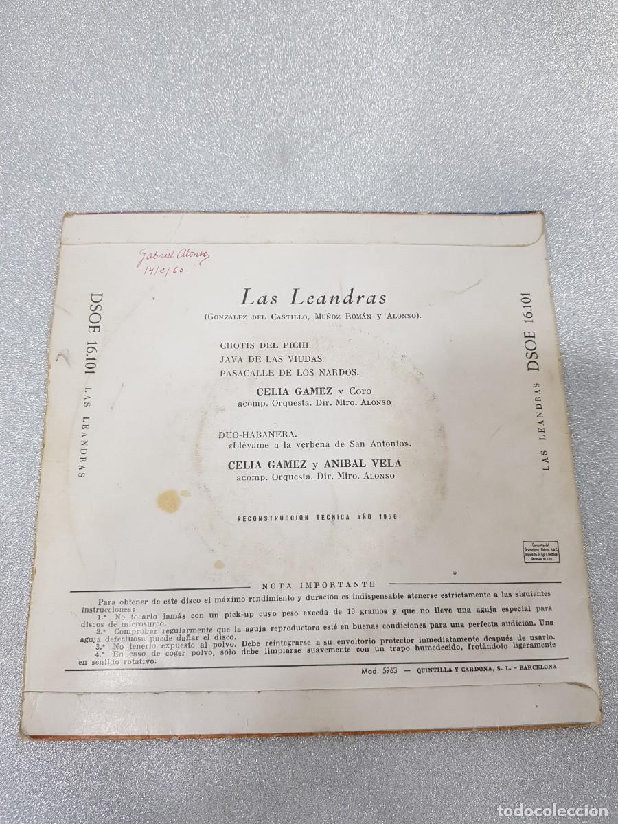 Discos de vinilo: celia gamez las leandras Vinilo 7 Pulgadas - Foto 2