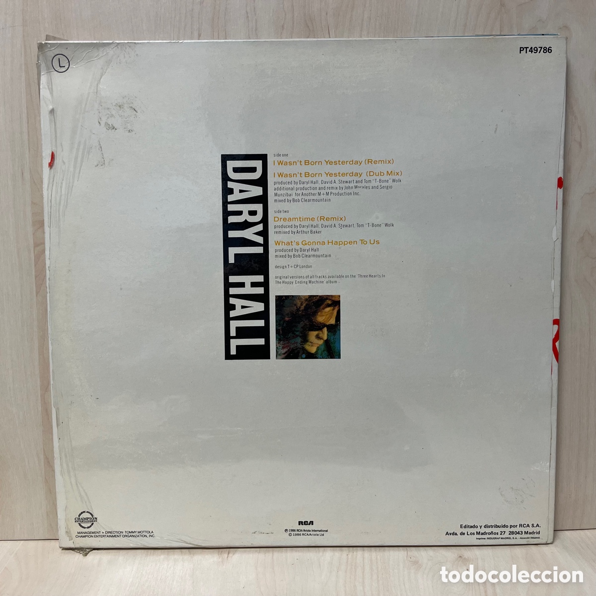 Discos de vinilo: Daryl Hall - I Wasnt Born Yesterday (12&rdquo;, Maxi Single) - Foto 2