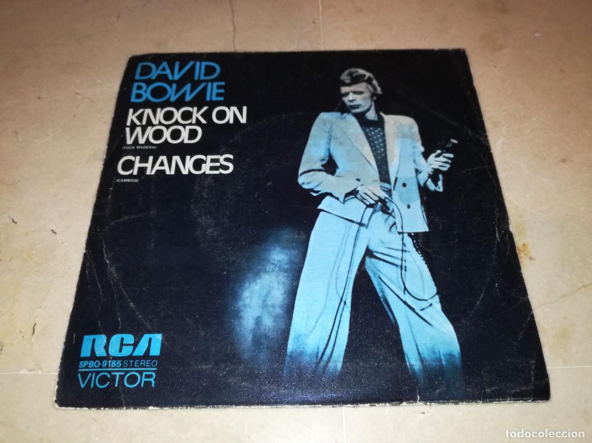 Discos de vinilo: DAVID BOWIE-KNOCK ON WOOD-CHANGES-ORIGINAL ESPA&Ntilde;OL 1975