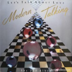 Discos de vinilo: MODERN TALKING LET'S TALK ABOUT LOVE THE 2ND ALBUM LP VINILO