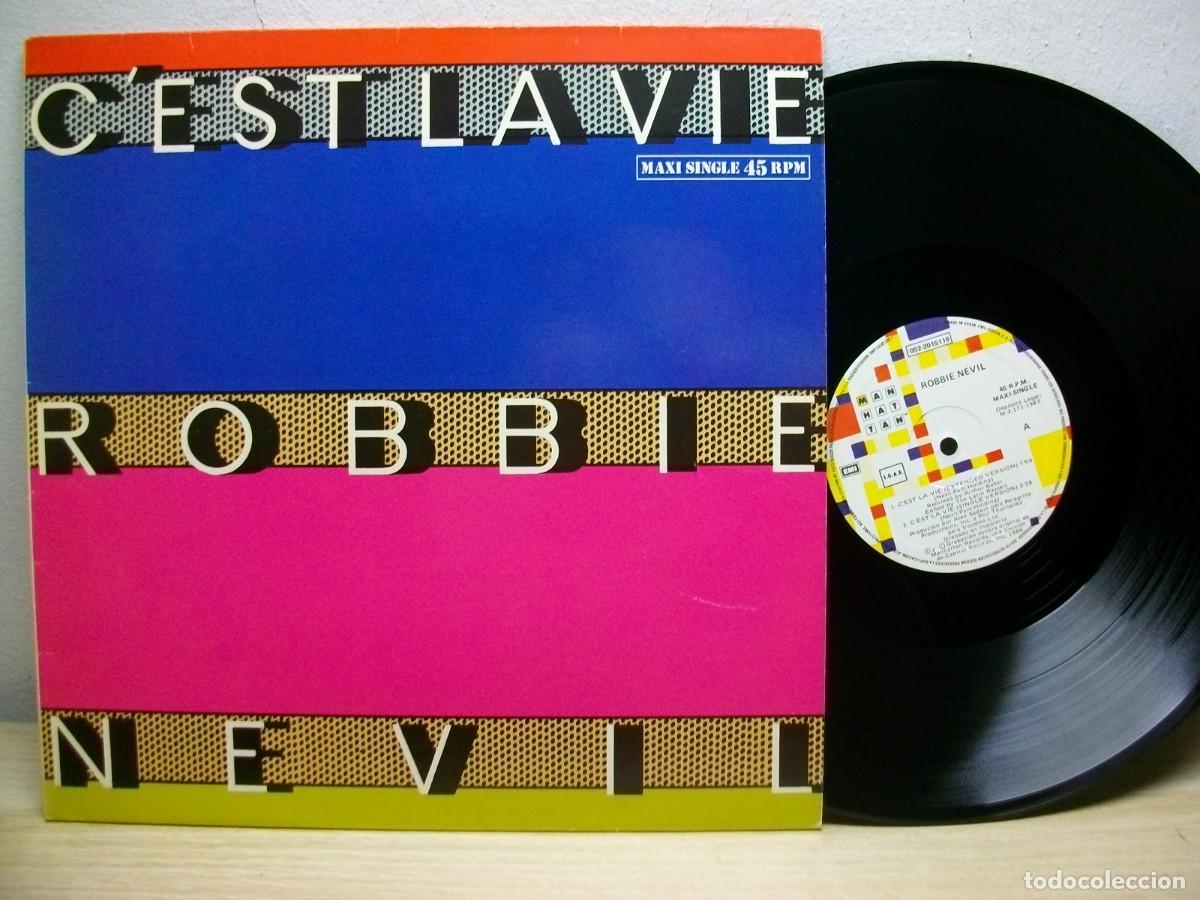 Discos de vinilo: Robbie Nevil &ndash; Cest La Vie 12&rdquo; MAXI Single LP - Foto 1