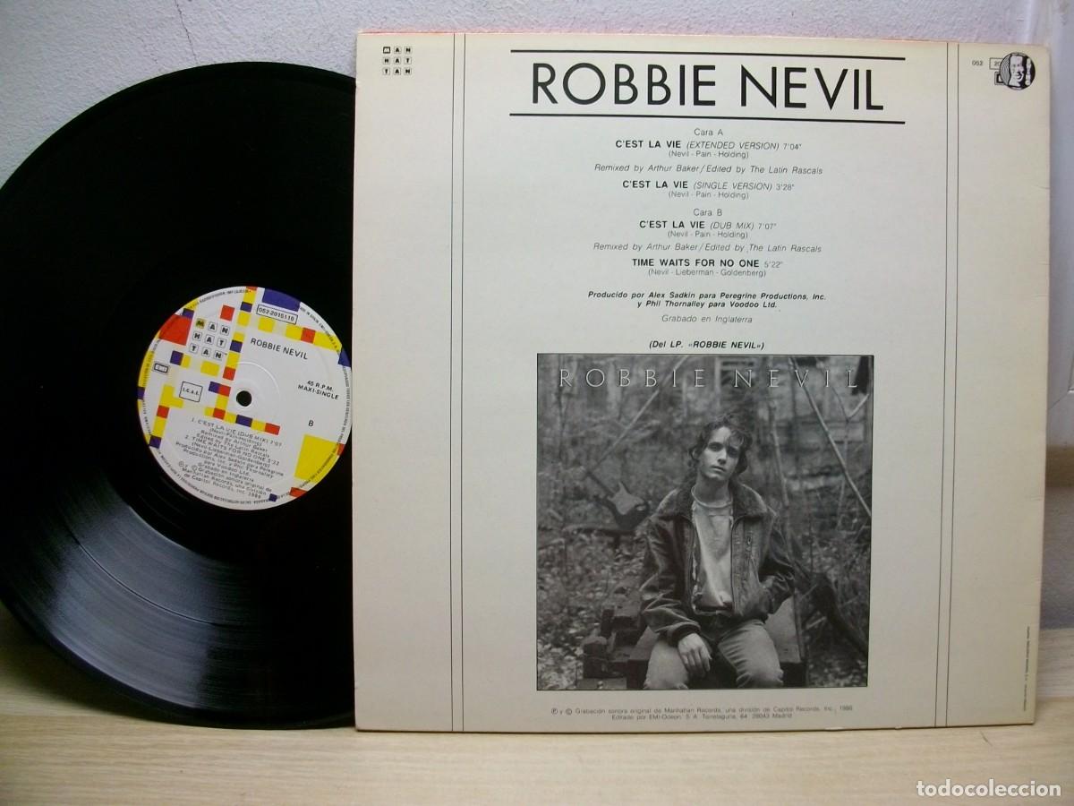 Discos de vinilo: Robbie Nevil &ndash; Cest La Vie 12&rdquo; MAXI Single LP - Foto 2