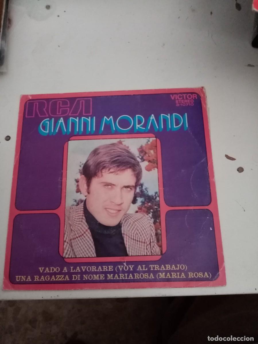 Discos de vinilo: GIANNI MORANDI. VADO A LA VORARE MB1 - Foto 1