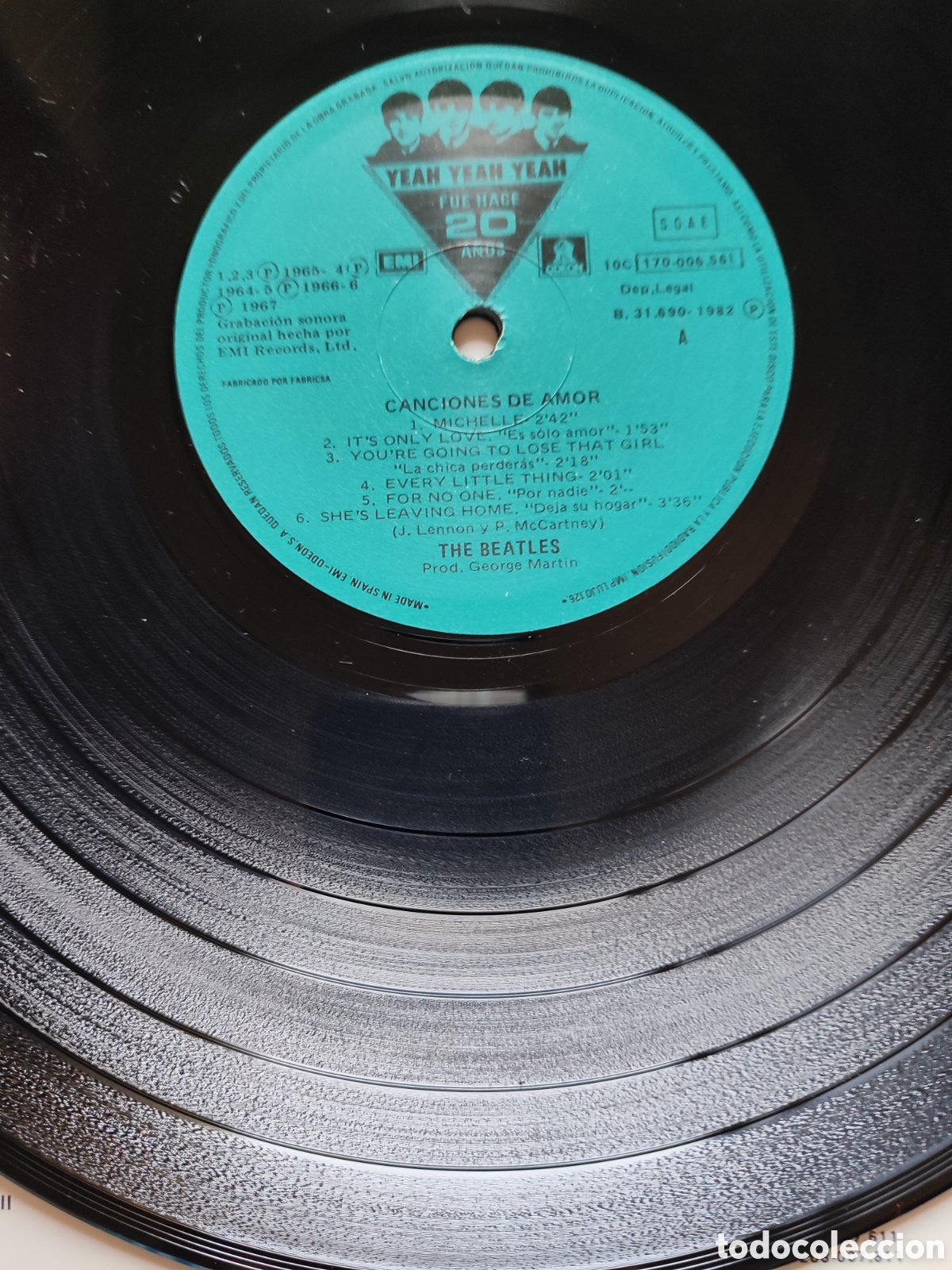 Discos de vinilo: The Beatles - Canciones de amor - Foto 5