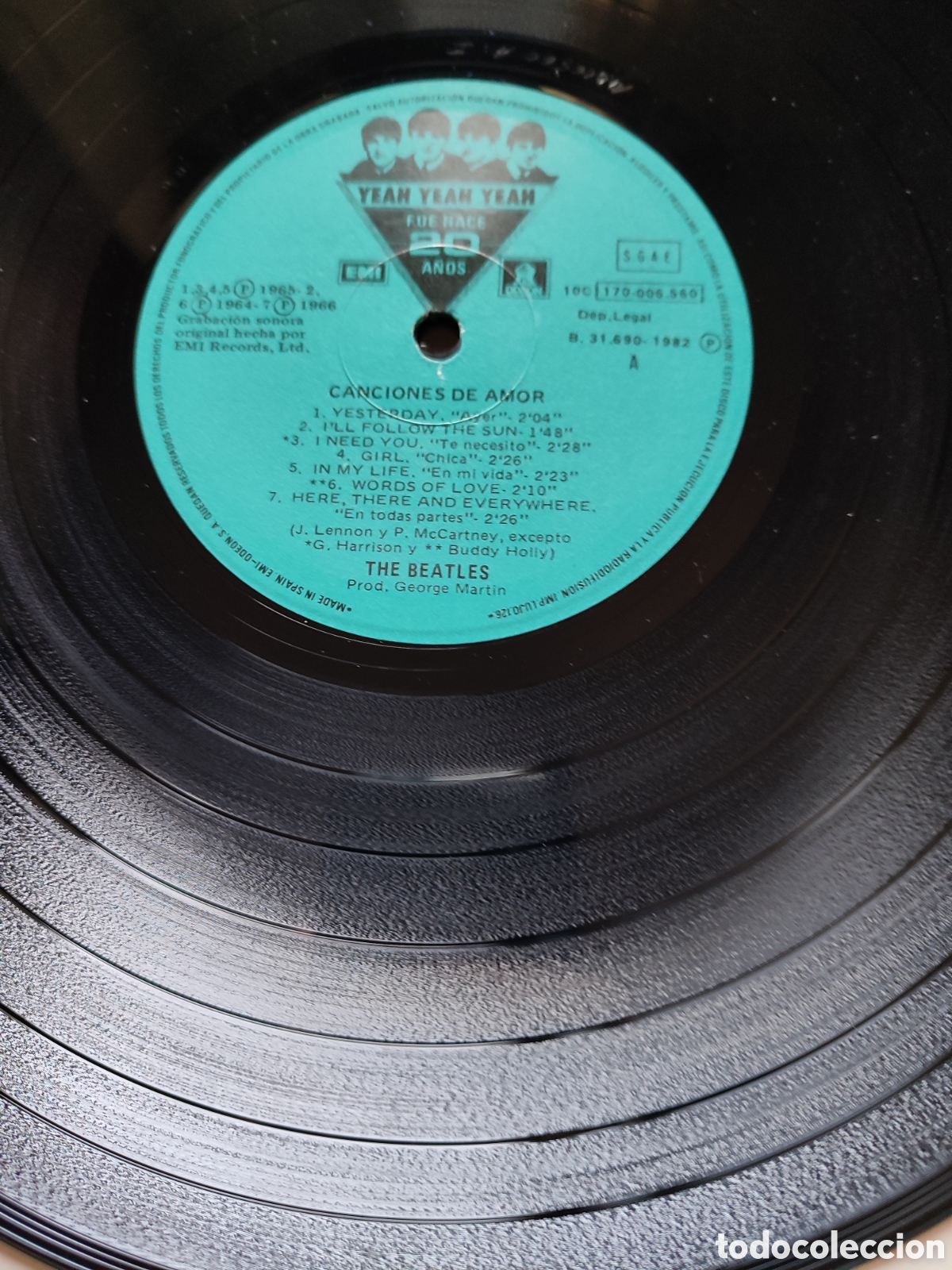 Discos de vinilo: The Beatles - Canciones de amor - Foto 6