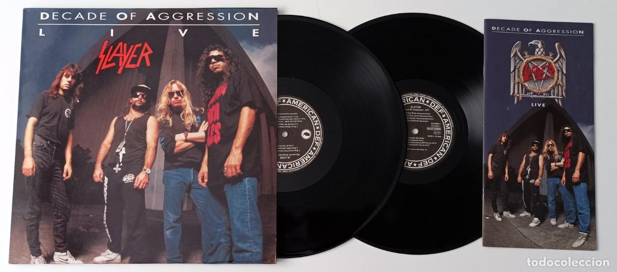 Discos de vinilo: LP SLAYER - DECADE OF AGGRESSION LIVE - Foto 3