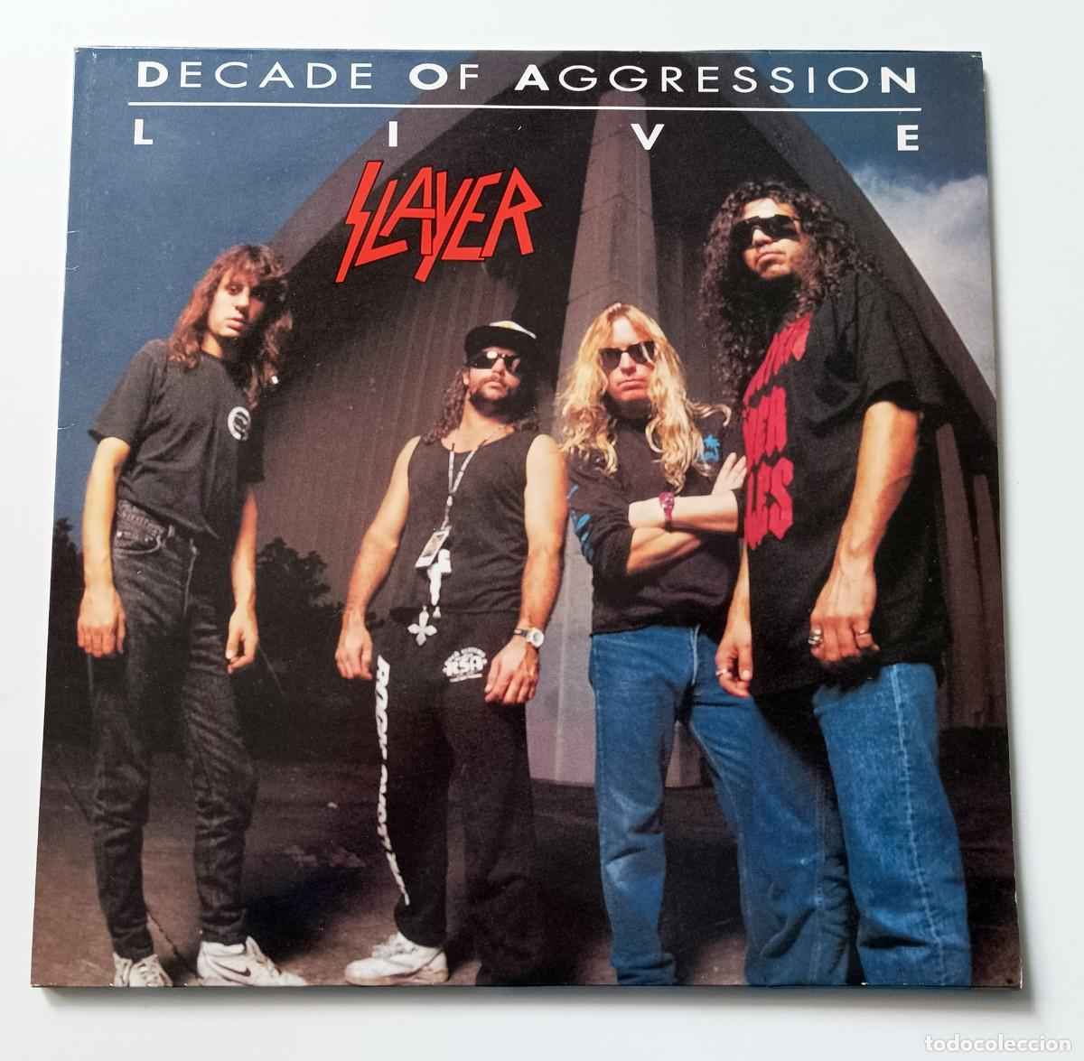 Discos de vinilo: LP SLAYER - DECADE OF AGGRESSION LIVE - Foto 1