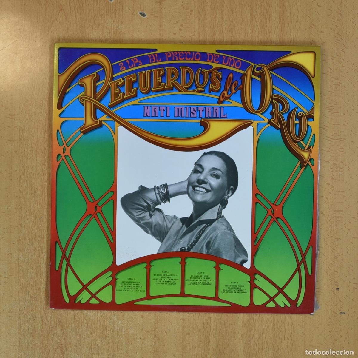 Discos de vinilo: NATI MISTRAL - RECUERDOS DE ORO - GATEFOLD 2 LP - Foto 1