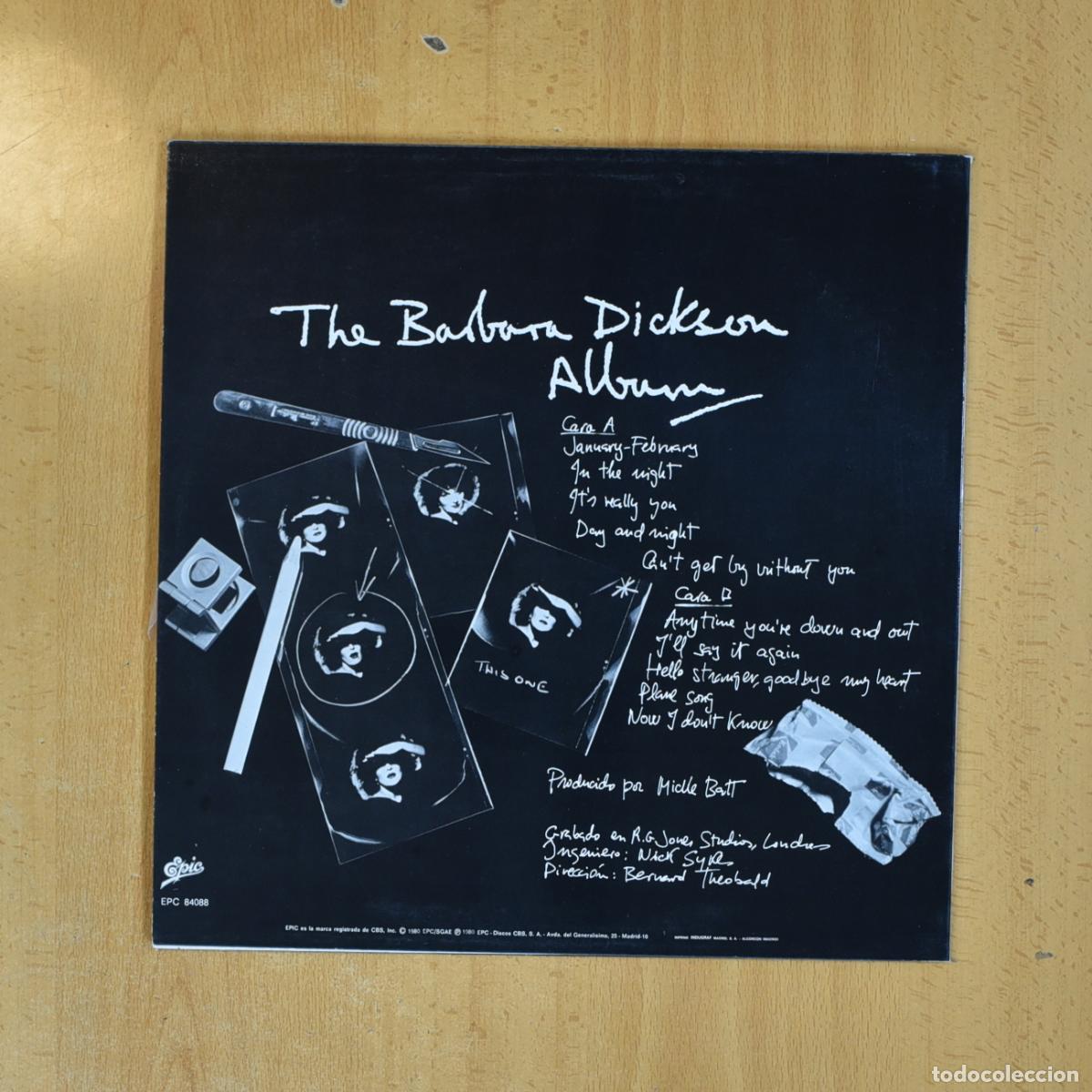 Discos de vinilo: BARBARA DICKSON - THE BARBARA DICKSON ALBUM - LP - Foto 2