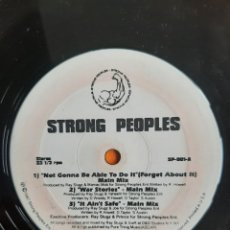 Discos de vinilo: STRONG PEOPLES - NOT GONNA BE ABLE TO DO IT (FORGET ABOUT IT) / WAR STORIES / IT AIN'T SAFE-1997 USA