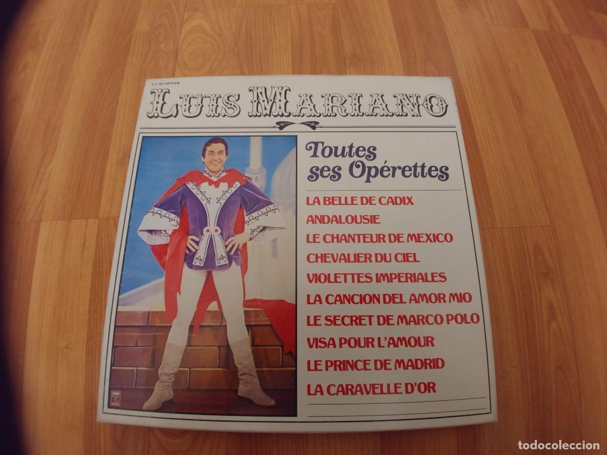Discos de vinilo: LUIS MARIANO-BOX CAJA CON 5 LPS + POSTER GIGANTE TOUTES SES OPERETTES