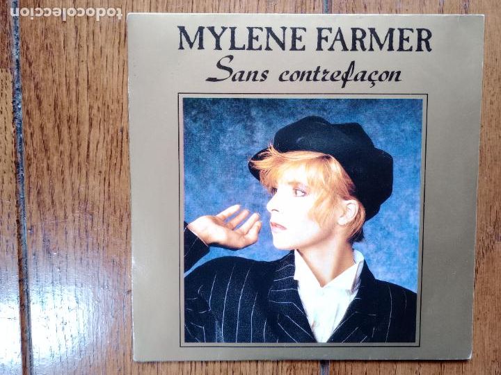 Discos de vinilo: Mylene Farmer - dans contrefacon + la ronde triste - Foto 1