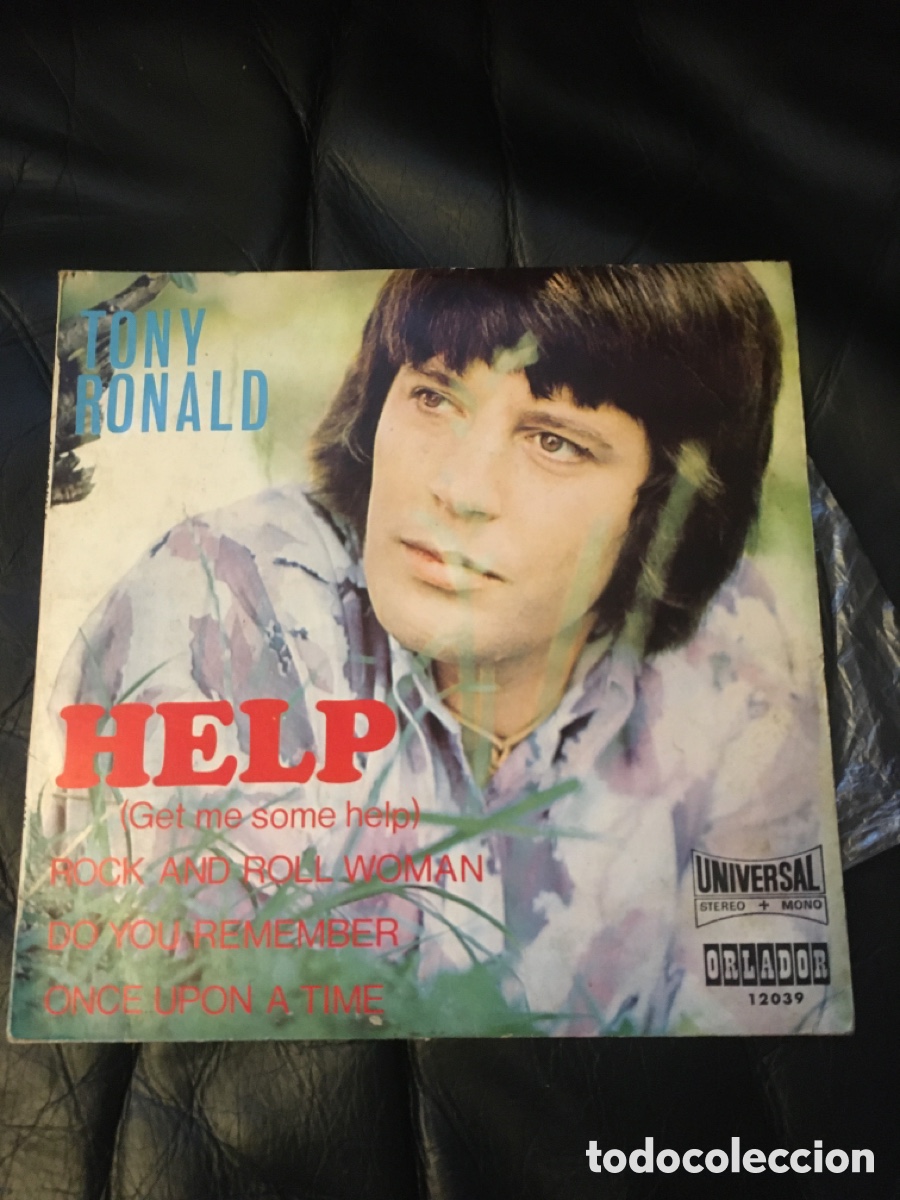 Discos de vinilo: Tony Ronald - Help - Foto 1