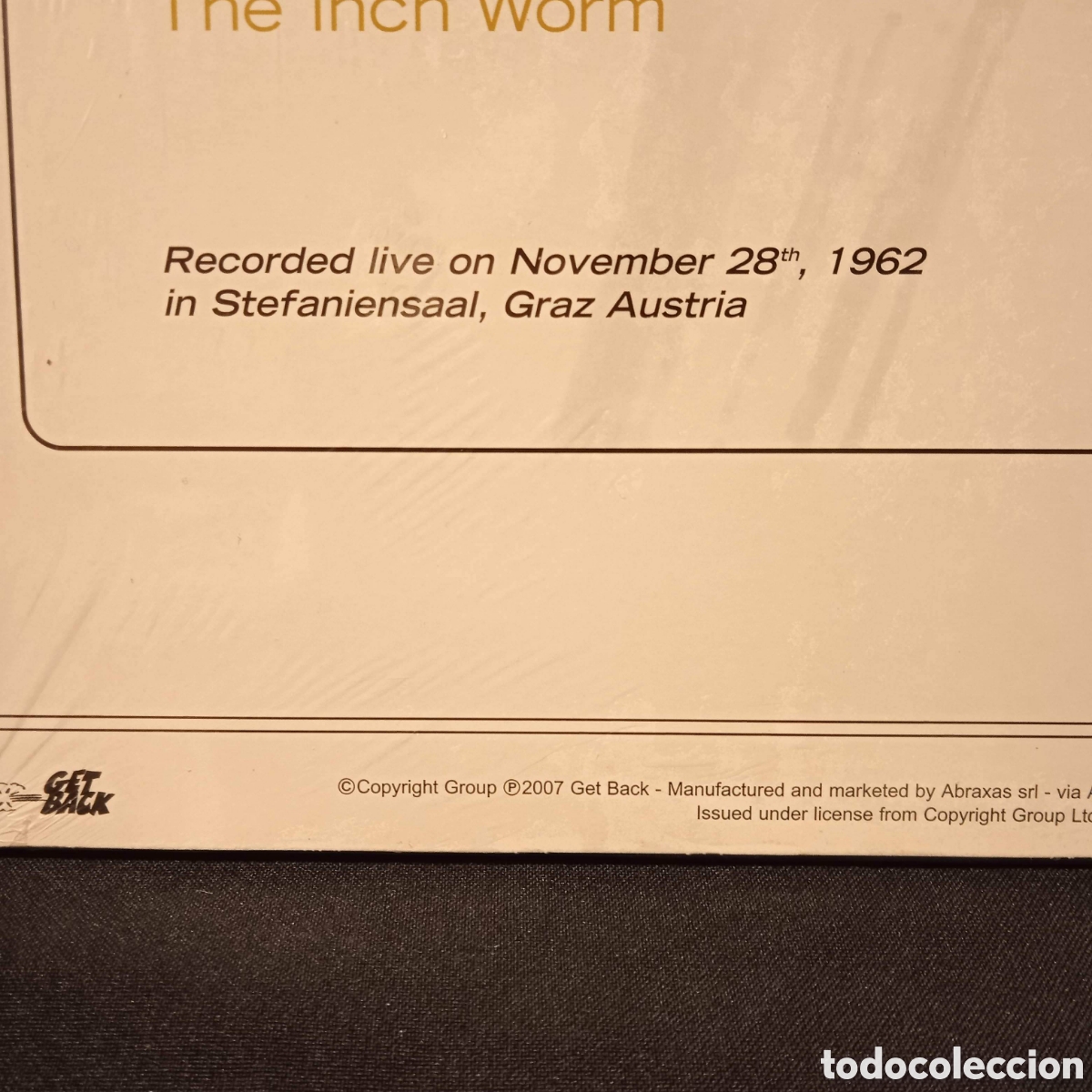 Discos de vinilo: THE INCH WORM - JOHN COLTRANE - GET BACK GET2033 LP - Foto 3