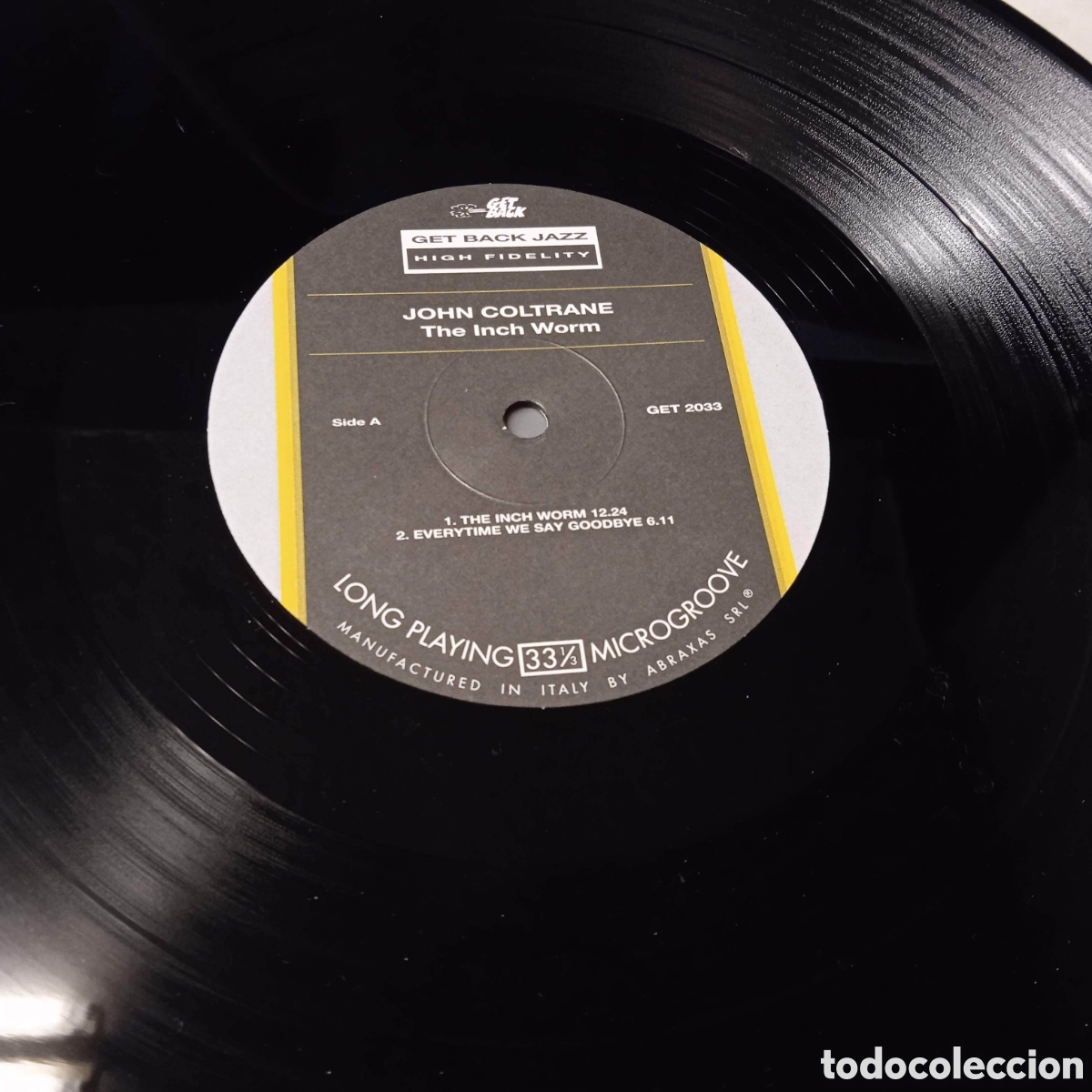 Discos de vinilo: THE INCH WORM - JOHN COLTRANE - GET BACK GET2033 LP - Foto 4