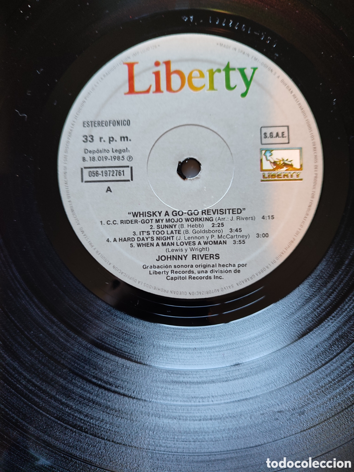 Discos de vinilo: Johnny Rivers - John Lee Hooker - Foto 3