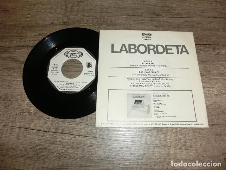 Discos de vinilo: LABORDETA - EL VILLANO - Foto 2