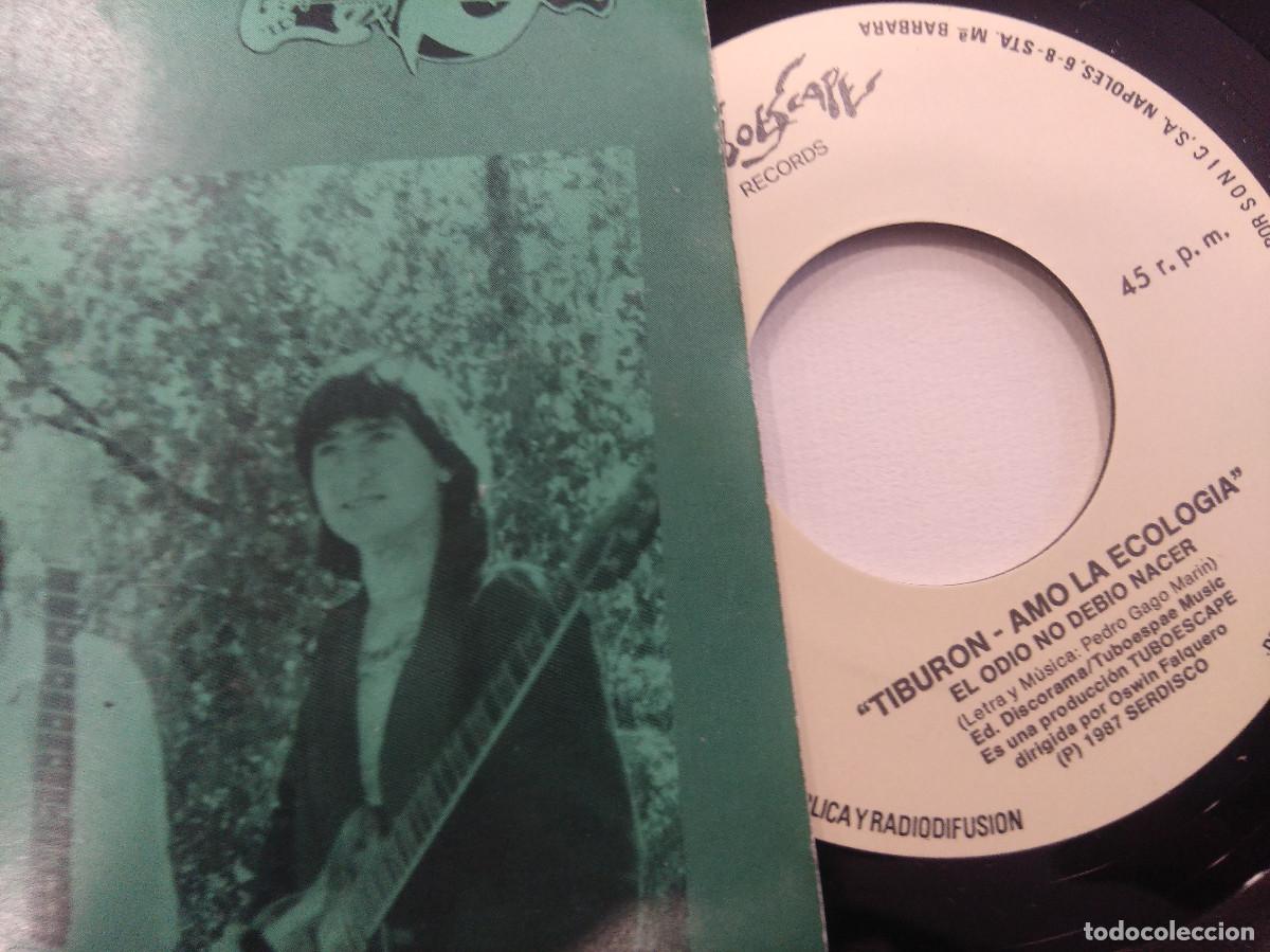 Discos de vinilo: TIBURON/AMO LA ECOLOGIA/SINGLE METAL. - Foto 2