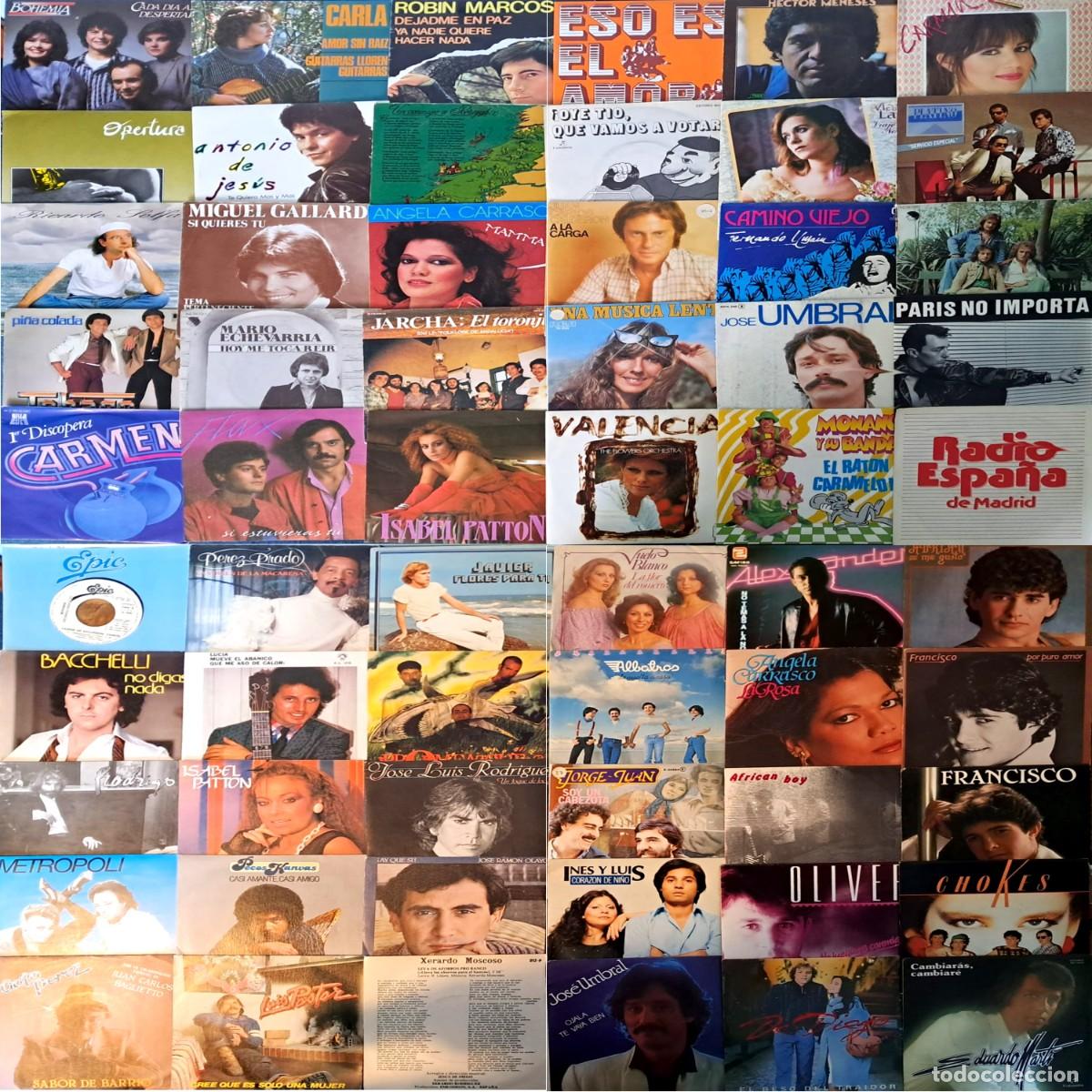 Vinyl records: Lote N&ordm; 11 - 60 Discos Single De Vinilo 7&rdquo; - Artistas En Espa&ntilde;ol. Todos Revisados En Muy Buen Estado