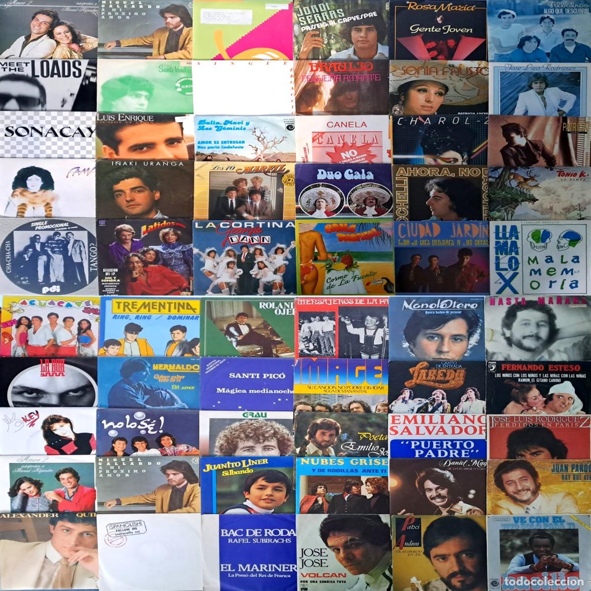 Vinyl records: Lote N&ordm; 13 - 60 Discos Single De Vinilo 7&rdquo; - Artistas En Espa&ntilde;ol. Todos Revisados En Muy Buen Estado
