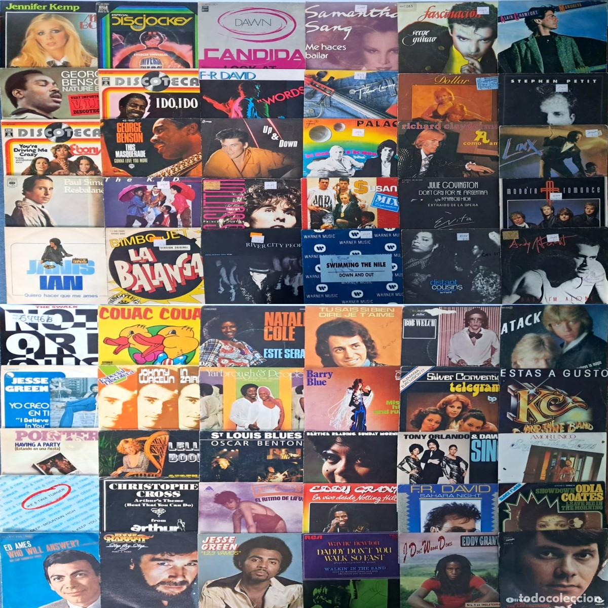 Vinyl records: Lote N&ordm; 16 - 60 Discos Single De Vinilo 7&rdquo; - Artistas Extranjeros - Todos Revisados. Muy Buen Estado