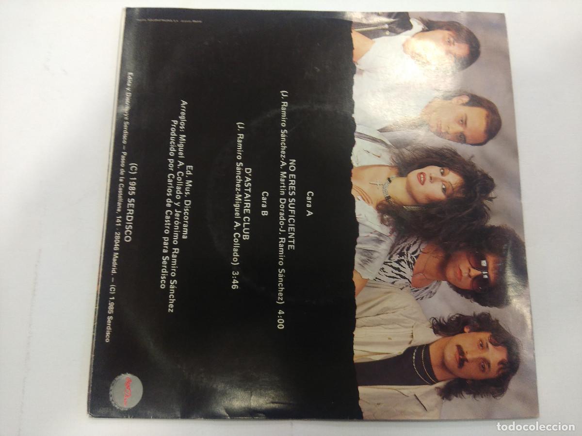 Discos de vinilo: SANTA/NO ERES SUFICIENTE/SINGLE METAL PROMOCIONAL. - Foto 3