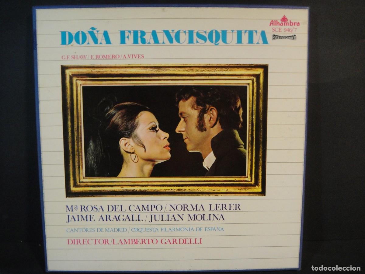 Discos de vinilo: do&ntilde;a francisquita - caja de 2 lp mas libreto - alhambra 1967