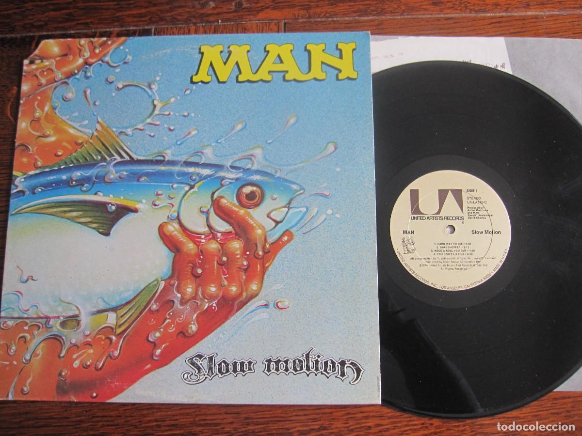 Discos de vinilo: MAN `Slow Motion` 1974 - Foto 1