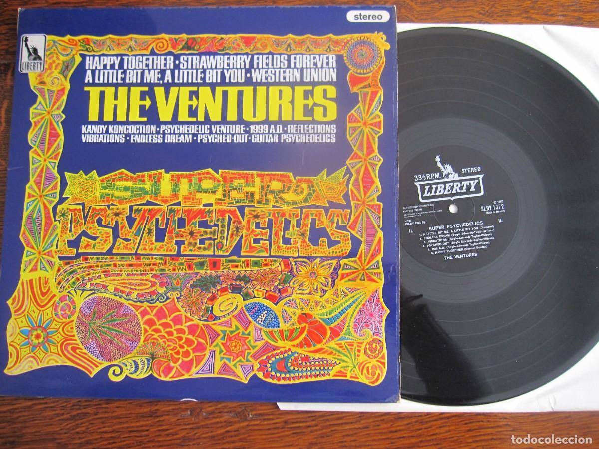 Discos de vinilo: THE VENTURES ` Super Psychedelics&acute; 1967. - Foto 1
