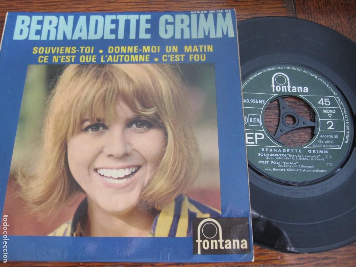 Discos de vinilo: Bernadette Grimm `Donne-Moi Un Matin` 1966 - Foto 1