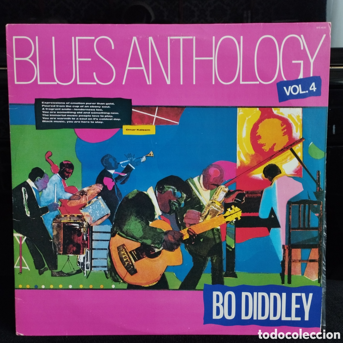 Discos de vinilo: Bo Diddley - Blues Anthology LP Brasil 1987 - Foto 1