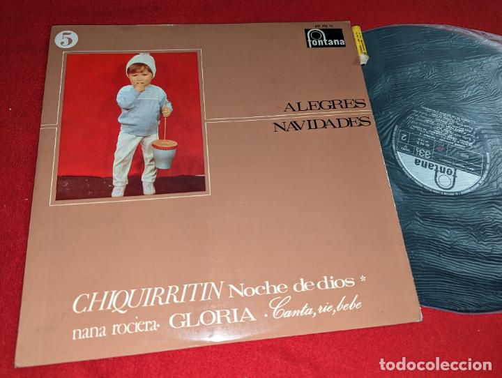 Discos de vinilo: ALEGRES NAVIDADES volumen 5 LP 1967 Fontana PAQUERA JEREZ+PEDRO MARI+LUIS RUEDA+ALCOR+CAMBORIO