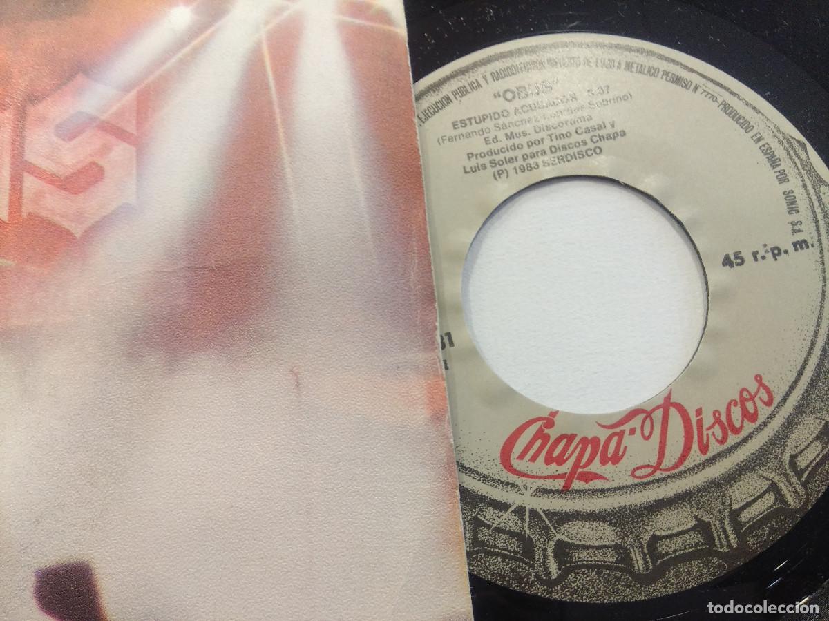 Discos de vinilo: OBUS/LABIOS ASESINOS/SINGLE METAL. - Foto 2