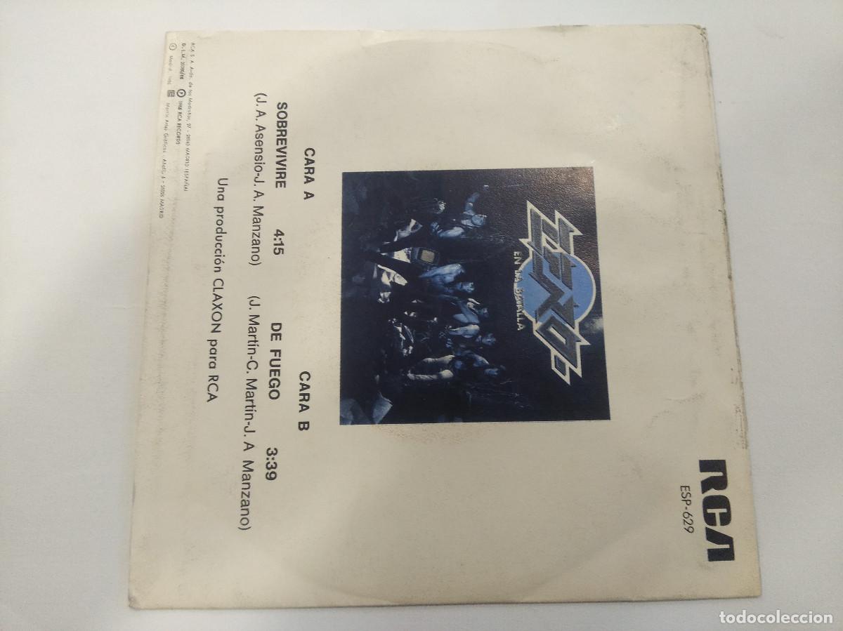 Discos de vinilo: ZERO/SOBREVIVIRE/SINGLE METAL PROMOCIONAL. - Foto 3