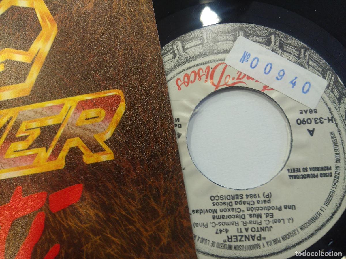 Discos de vinilo: PANZER/JUNTO A TI/SINGLE METAL PROMOCIONAL. - Foto 2