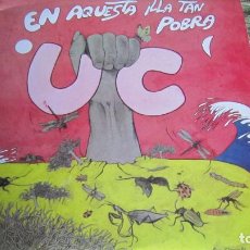 Discos de vinilo: U C - EN AQUESTA ILLA TAN POBRA LP - ORIGINAL ESPAÑOL - EDIGSA 1976 MUY NUEVO(5) CON ENCARTE