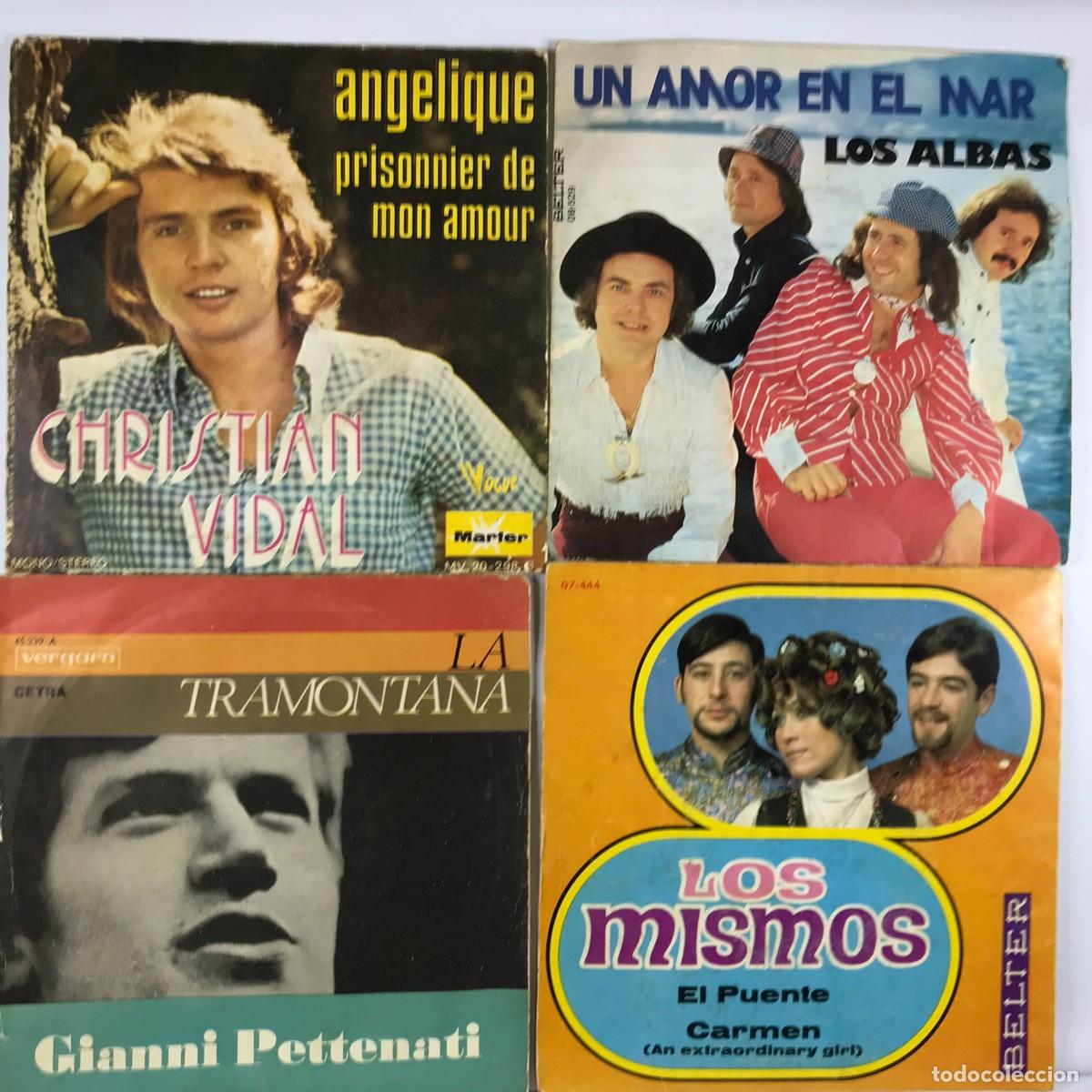 Discos de vinilo: Liquidaci&oacute;n / Restos de Almac&eacute;n ● Lote 8 ● 4 x Single 45 rpm Set