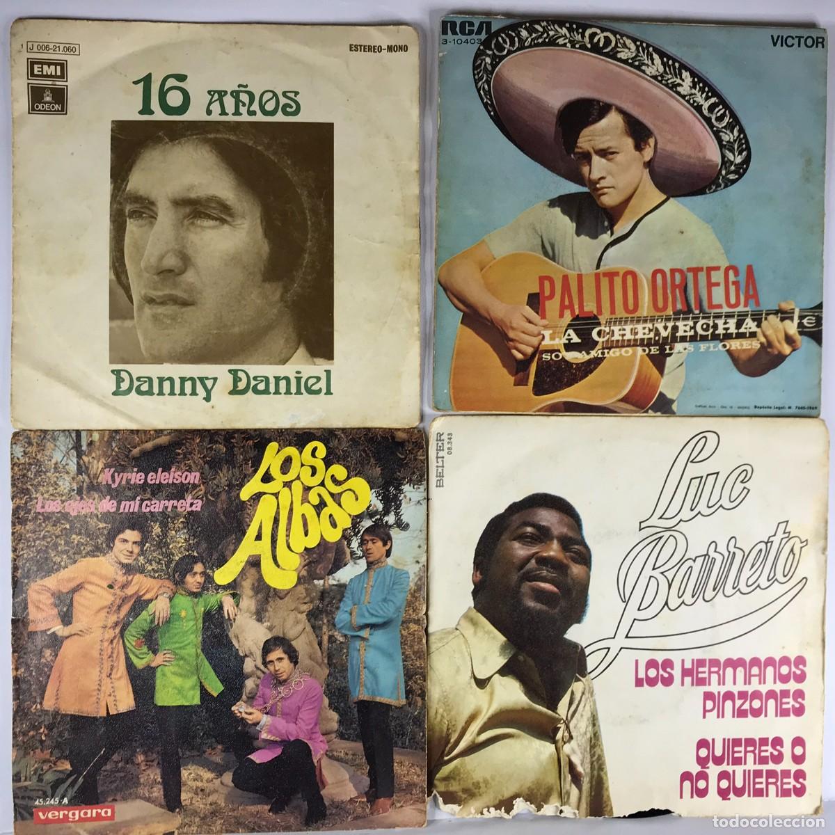 Vinyl records: Liquidaci&oacute;n / Restos de Almac&eacute;n ● Lote 9 ● 4 x Single 45 rpm Set