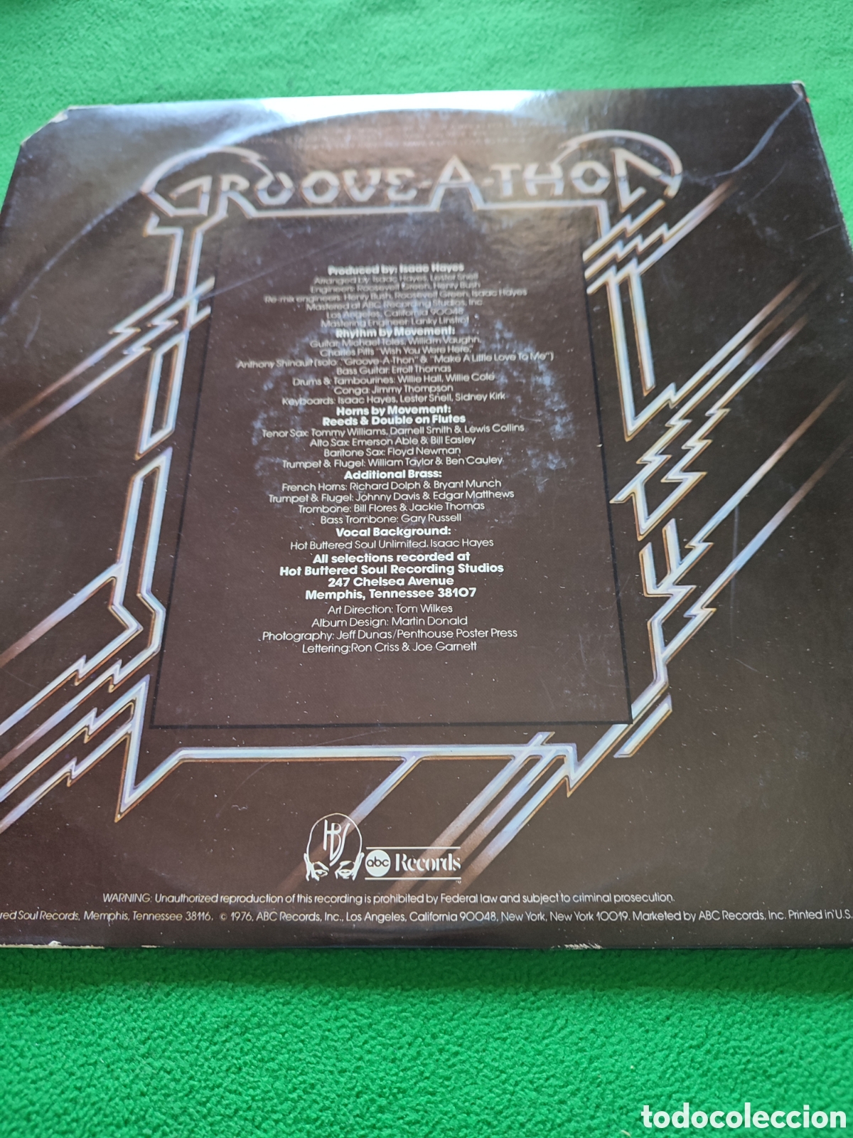 Discos de vinilo: Isaac Hayes - Groove - A- Thon - Foto 2